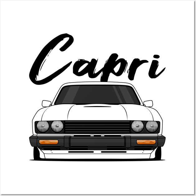 Front Capri MK3 Classic Wall Art by GoldenTuners